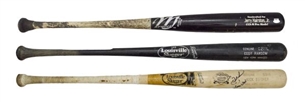 2009 New York Yankees Lot of (3) Game Used Bats From WS Champion Year - Nick Swisher, Jerry Hairston Jr, & Cody Ransom (Steiner & PSA)